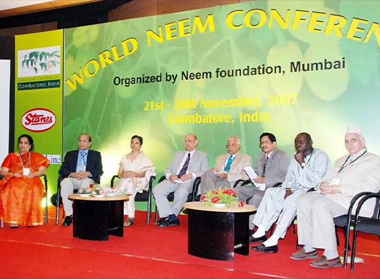 As principal sponsors, the Company successfully organized the World Neem Conference